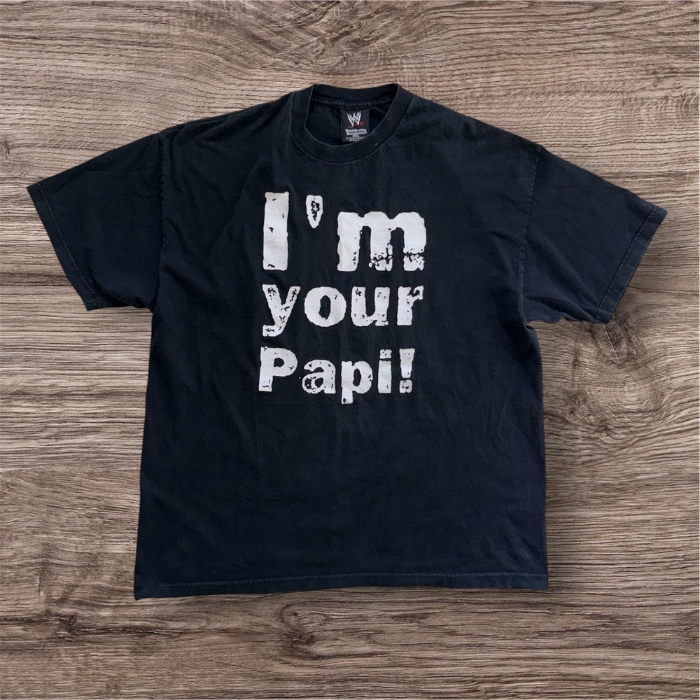 WWE Eddie Guerrero Latino Heat t shirt 2XL Im Your Papi Black Graphic oversized